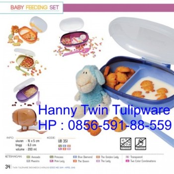 Baby Feeding Set Twin Tulipware