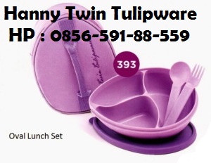 Produk Oval Lunch Set Twin Tulipware